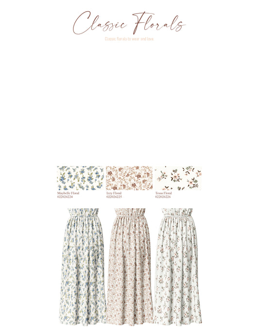 Tessa Floral | Robin Jersey Knit Fabric