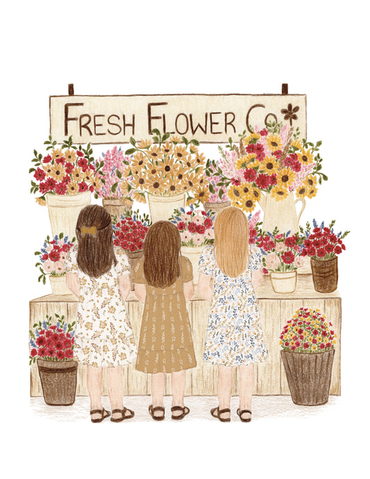 Softly Rooted: Where Small Flowers Grow | Robin Jersey Knit Fabric