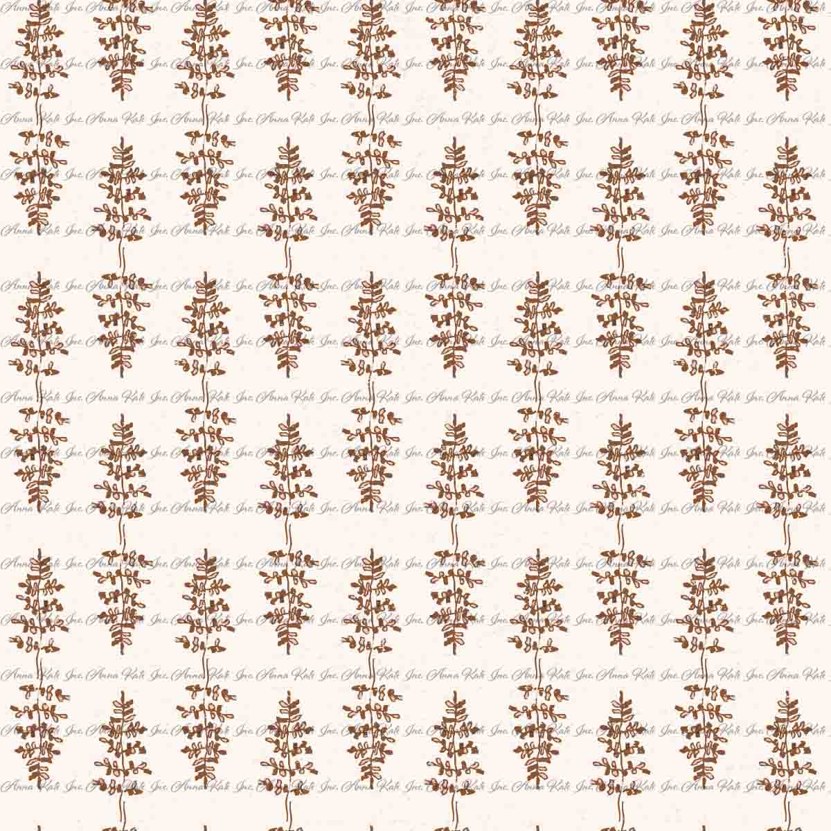Zinnias in the Highlands: Highland Ferns | Sparrow Swiss Dot Knit Fabric