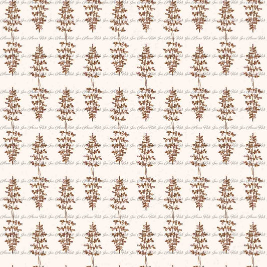 Zinnias in the Highlands: Highland Ferns | Sparrow Swiss Dot Knit Fabric