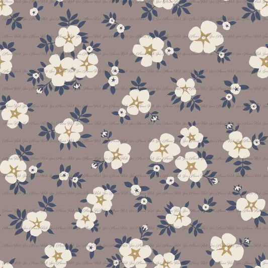 Harvest Light: Fading Meadow | Chickadee Unbrushed Rib Knit Fabric