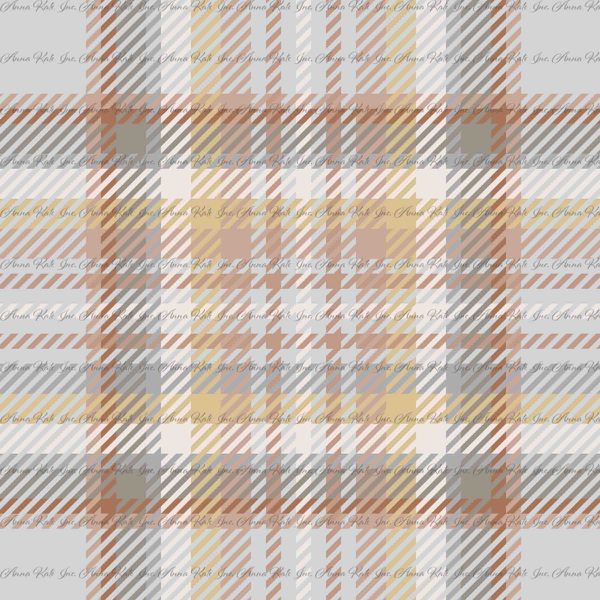Turn Toward the Sun: Harvest Plaid | Robin Jersey Knit Fabric