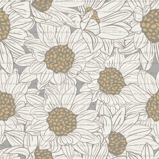 Turn Toward the Sun: September Giants | Robin Jersey Knit Fabric