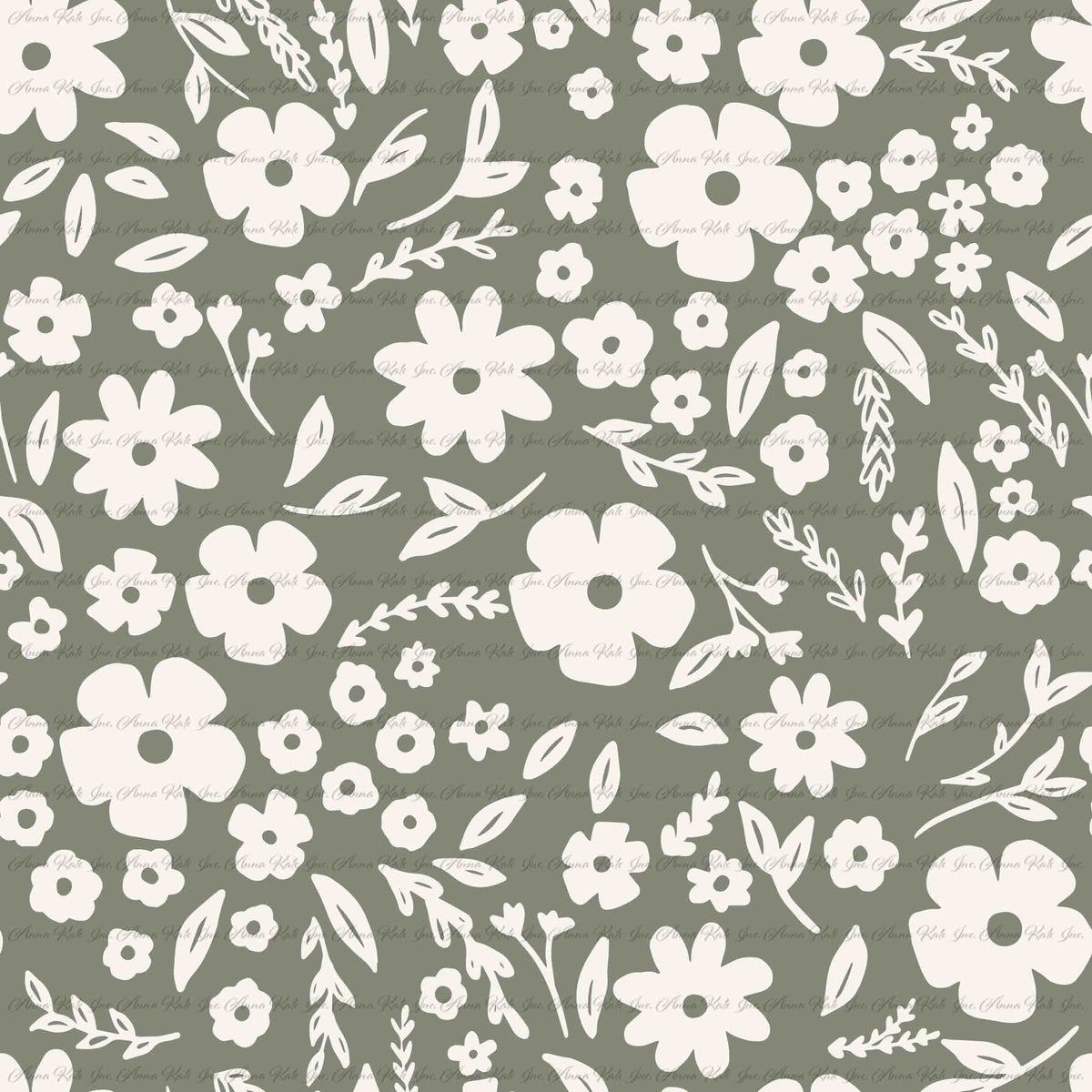 Where Wildflowers Gather: Little Cottage Posy | Robin Jersey Knit Fabric