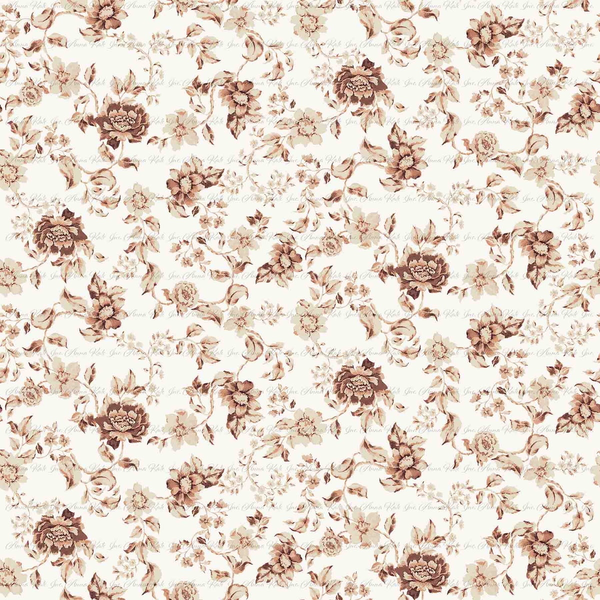 Izzy Floral | Sparrow Swiss Dot Knit Fabric