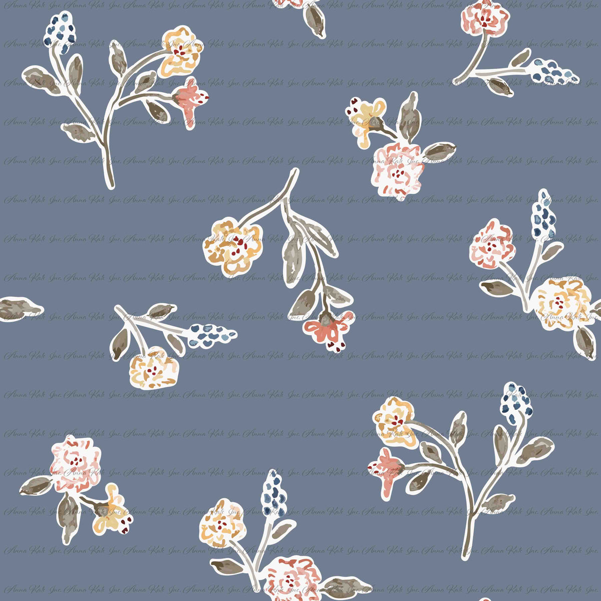 Bespoke: Pressed Flowers | Robin Jersey Knit Fabric