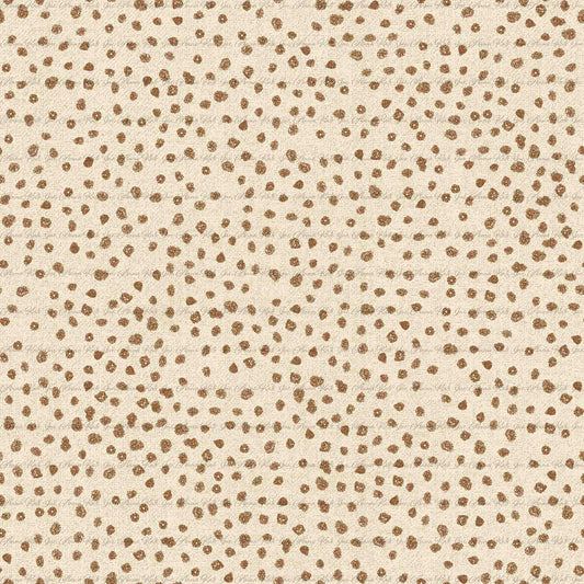 Cottage Days: Tossed Dots | Chickadee Unbrushed Rib Knit Fabric