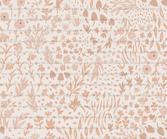 Airy Cottage: Wildflower Whisper | Chickadee Unbrushed Rib Knit Fabric